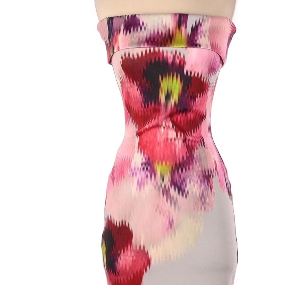 Ted Baker floral strapless dress